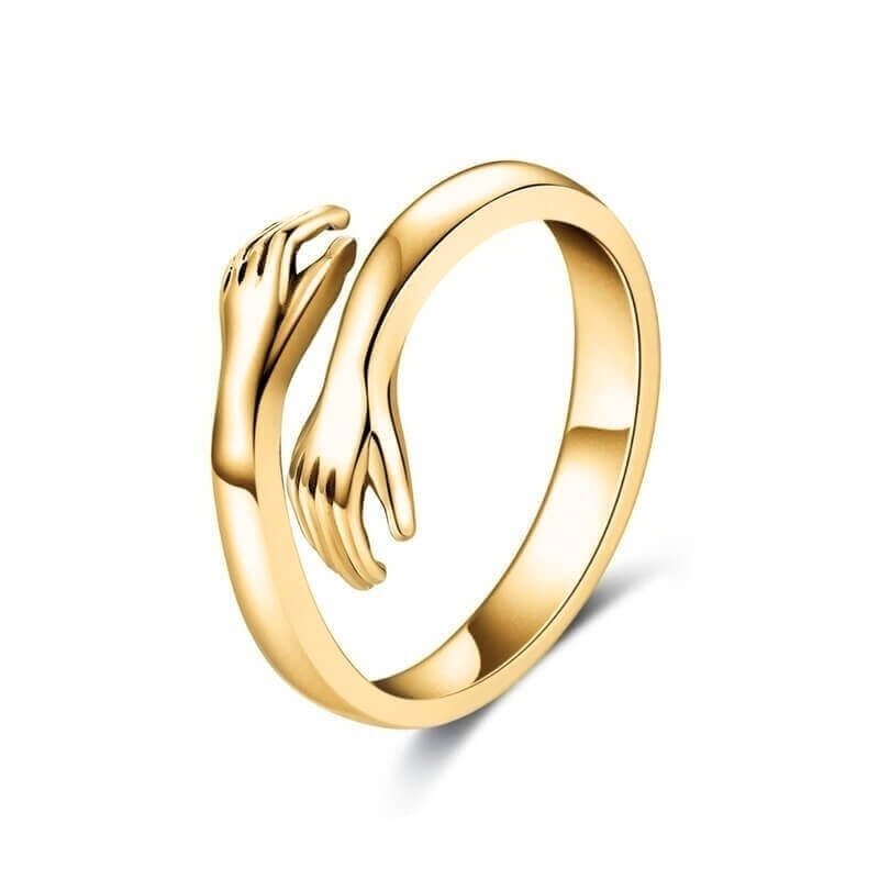 Hug Ring - Solid Gold