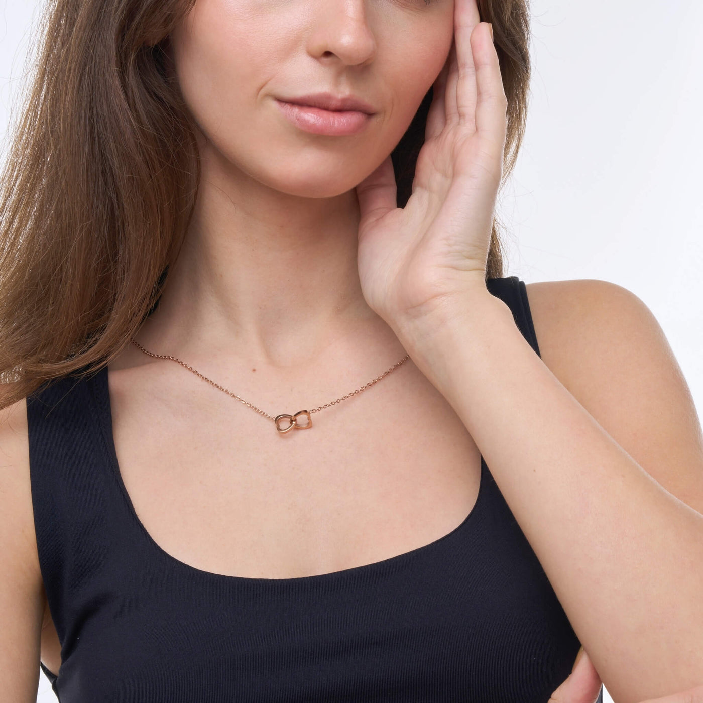 Colier Două Inimi Personalizat