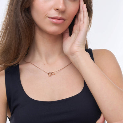 Colier Două Inimi Personalizat