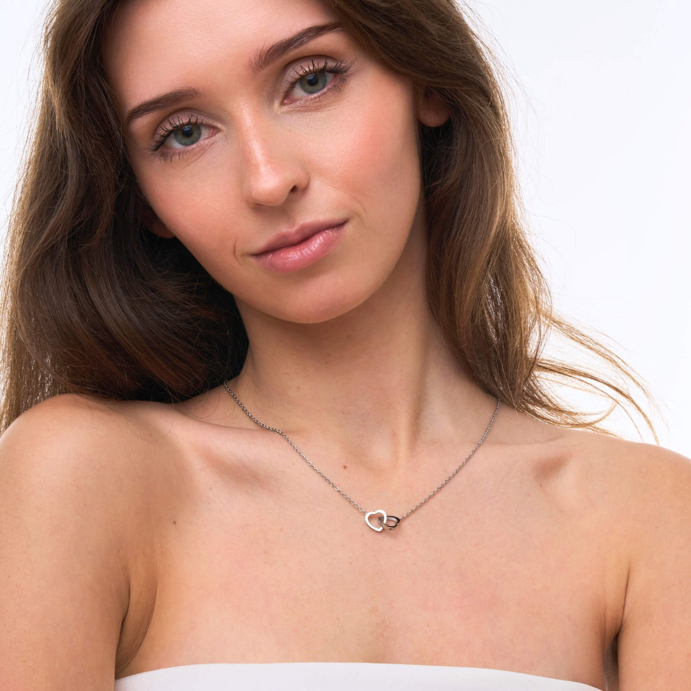 Colier Două Inimi Personalizat