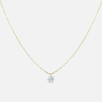 Crystal Necklace 18k Gold