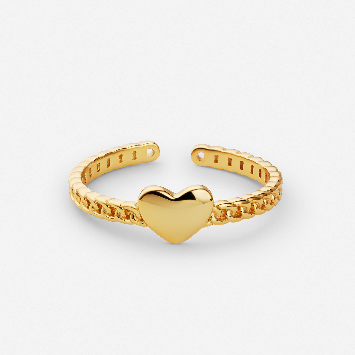 Bague Heart Link