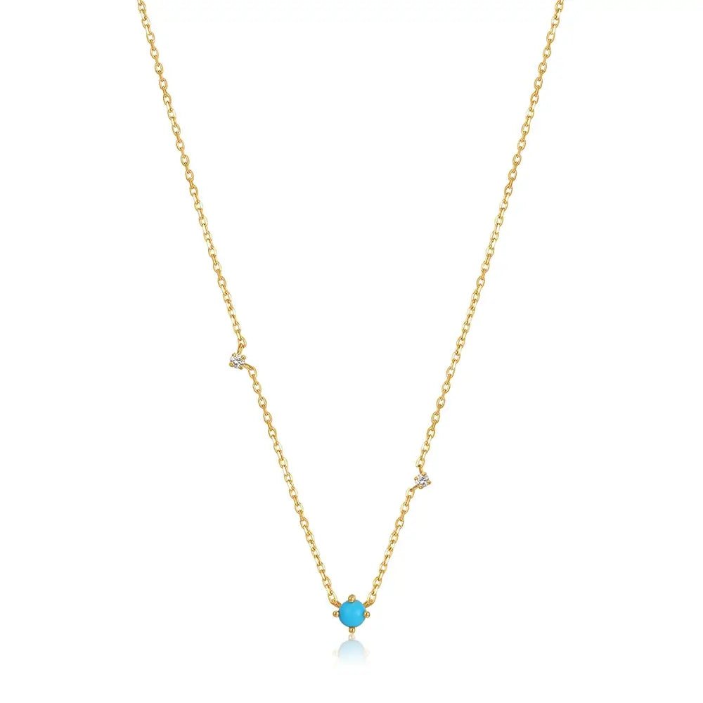 Turquoise Pearl Necklace