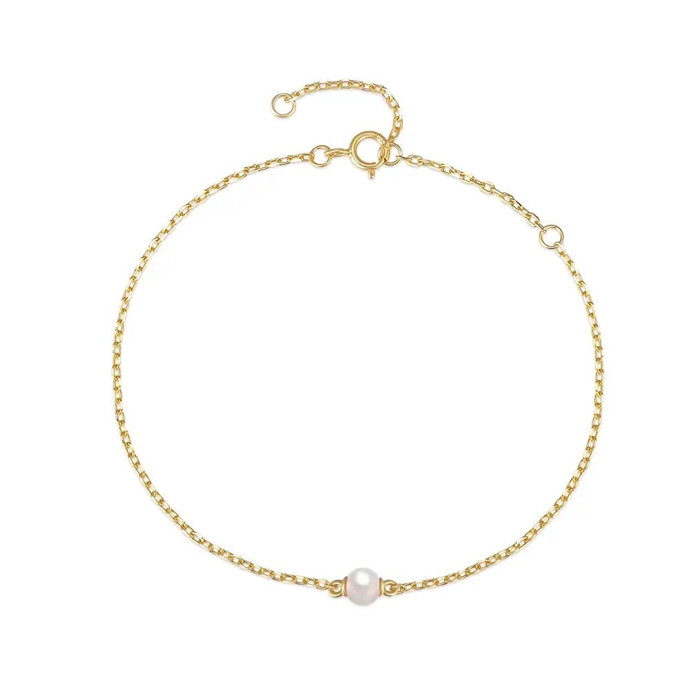 Pearl bracelet 18k Gold Plated